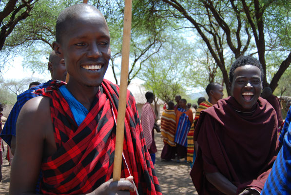 Massai Krieger in Kambi ya Chooka Tansania