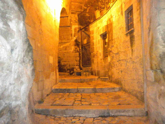 Matera Sassi bei Nacht