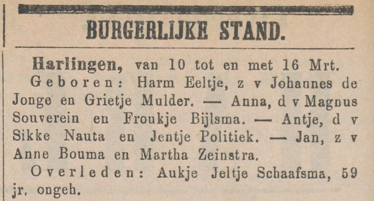 Harlinger courant 18-03-1900