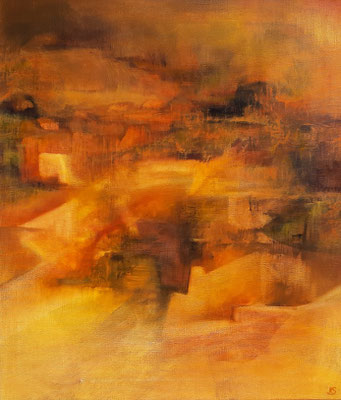Ein Ort voller Geheimnis, 70x60, Öl auf Leinwand