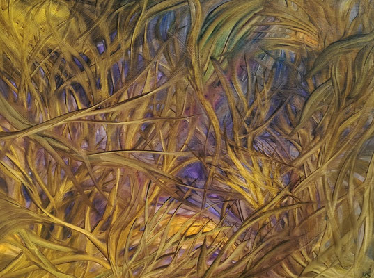 Geheimnisvoller Boden, 60x80, Öl auf Leinwand