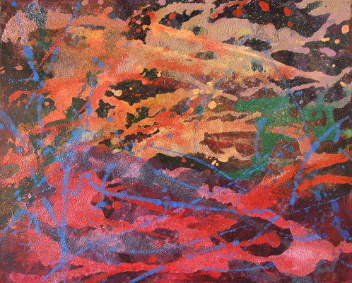 Traumsequenz, 40x50, Acryl auf Leinwand