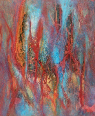 Verborgen - und doch..., 60x50, Acryl auf Leinwand
