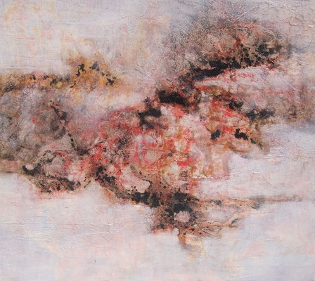 Im Brüchigen Hoffnung, 60x70, Mischtechnik in Öl auf Leinwand