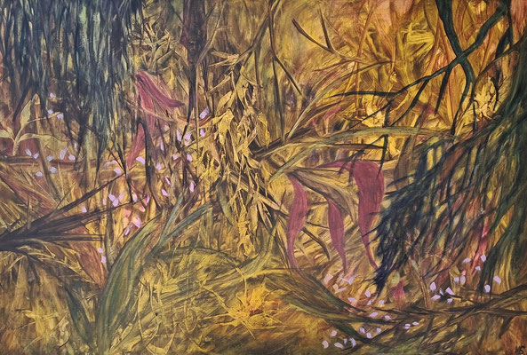 Dickicht, 80x120, Öl auf Leinwand