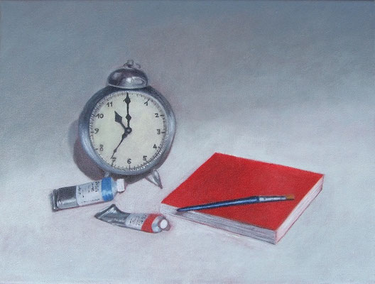 Es ist Zeit, 30x40, Öl auf Leinwand