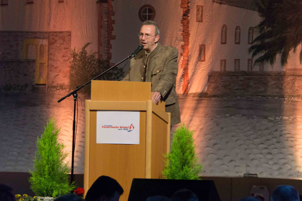 Schirmherr der Jubiläumsveranstaltungen, Landrat Joachim Arnold