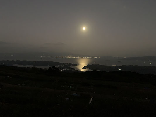 Ohmura wan...Ohmura Bay, At Night