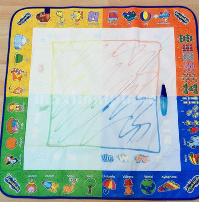 Der Hauptbereich der Aqua Doodle auf dem nach Herzenslust gemalt werden kann