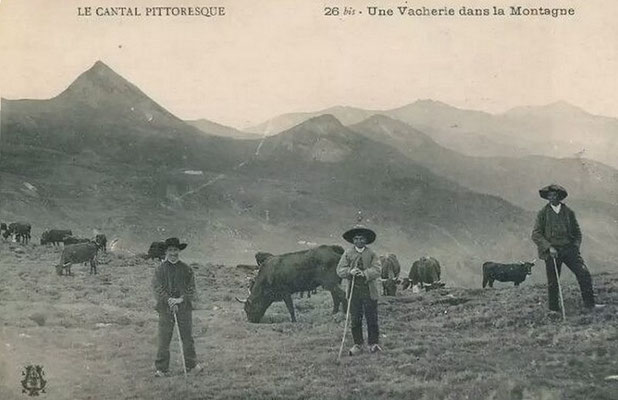 Une vacherie au pied du Puy Griou