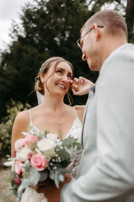 Brautbild vom Hochzeitsfotograf in Giessen gemacht