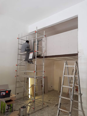 Realizzazione di soppalco ci  struttura in acciaio