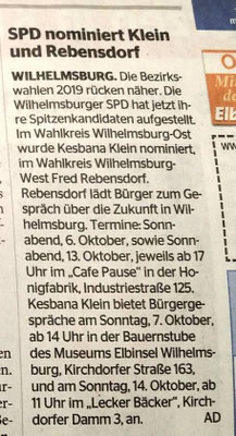 Wochenblatt Wilhelmsburg vom 04.10.18