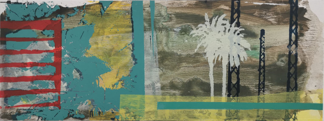 2025_ohne Titel 15x40x3cm Siebdruck auf Holzkörper