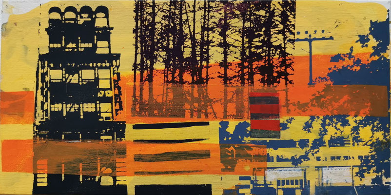 2024_ohne Titel 15x30x2 cm Siebdruck auf Holzkörper