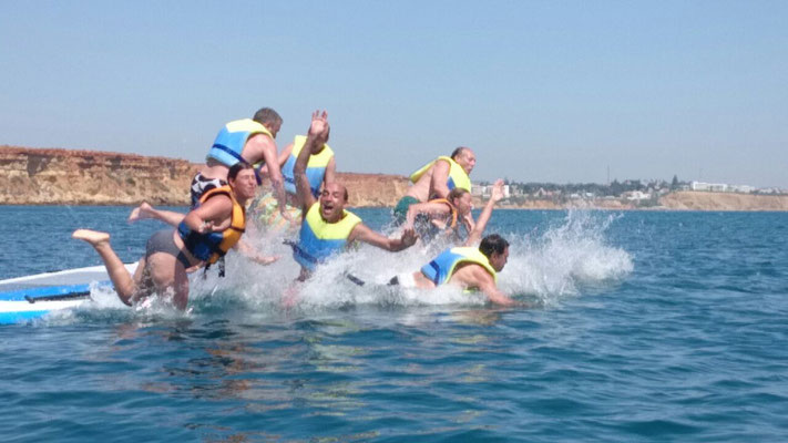 Paddle gigante en Cádiz