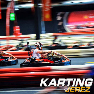 Carrera de kart en Jerez de la Frontera