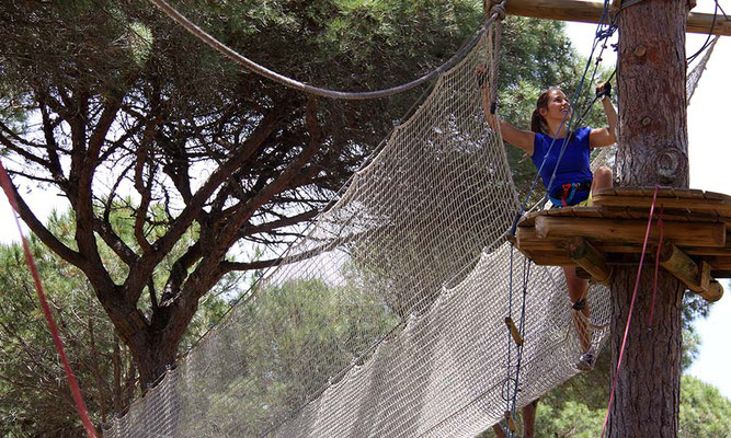 escalada en los árboles Cádiz