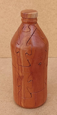 Puzle madera botella. Ref 315013431. 18x6