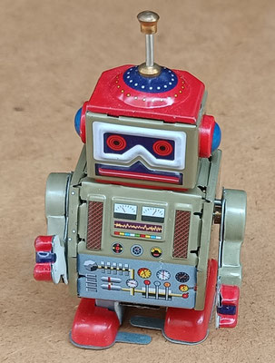 Robot hojalata. Ref MS406. 10 cms