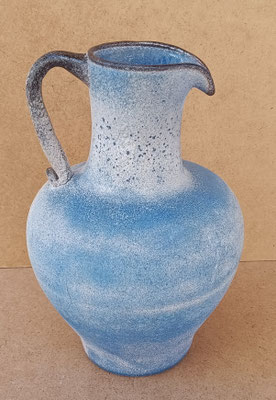 Jarra vidrio empolvado. Ref JAR1. 23x14