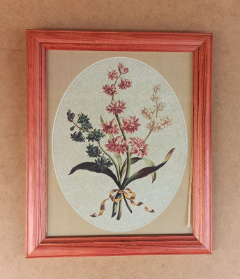 Cuadro flores. 30x25