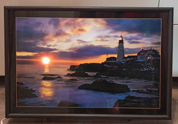 Cuadro luminoso Electric Art "There is hope".  47x30. Hecho en USA.