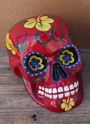 Calavera Katrina mejicana resina. Ref 9758119. 18x11x10