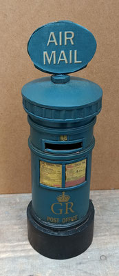 Hucha buzón metal. Ref 374008. 26x8 