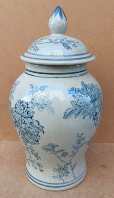 Tibor porcelana. Ref 57513. 43x24. 