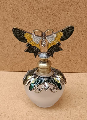 Perfumero cristal esmaltado. Ref 33330. 7x5,5x10,5