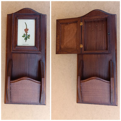 Armario guarda llaves con cartero. Ref 7028. 55x20x8