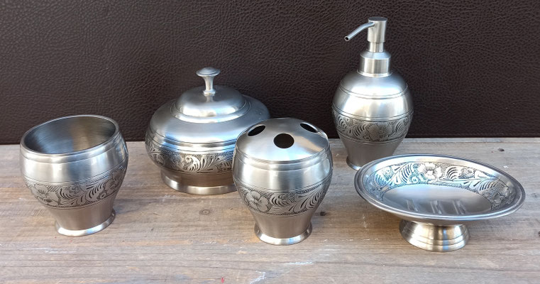 Set tocador peltre