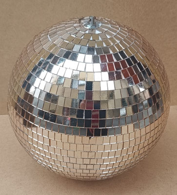 Bola espejo champagne. Ref 24482. 25 CMS diámetro