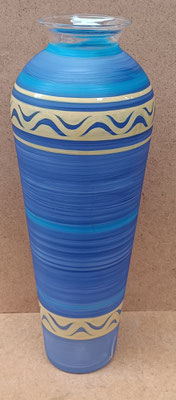Jarrón cristal. 42x16