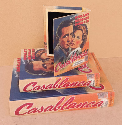 Caja libro Casablanca. Ref 70617. Grande 37x26x7. Mediano 29x20x5. Pequeño 22x16x4