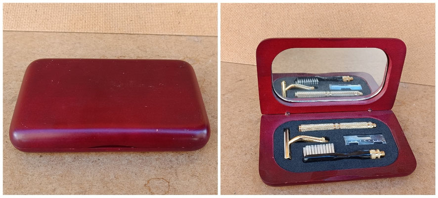 Estuche de aseo caballero. 14x9x3