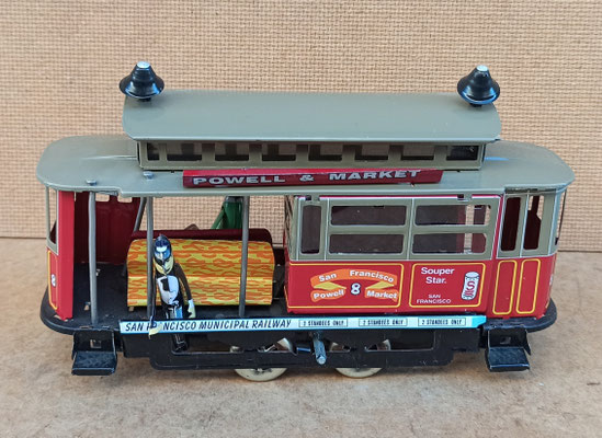 Tranvía San Francisco réplica Payá. Ref RP45. 12x18x6
