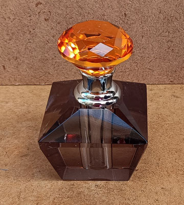 Botella perfume cristal. Ref 31573. 8,50x6x6
