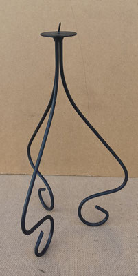 Portavelas metal. Ref 753. 32x18