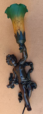 Aplique ángel resina. 45x20x11. 