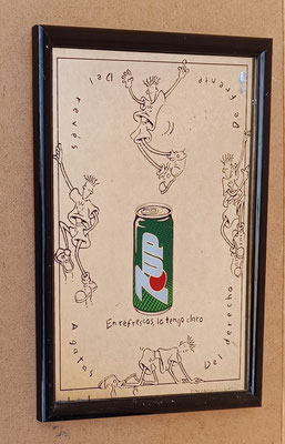 Espejo Fido Sido 7Up. 43,5x34