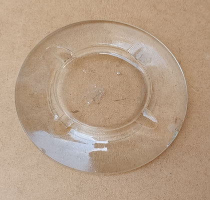 Cenicero cristal. 16x2
