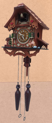 Reproducción reloj cuco alemán. Ref 6081000. 60x21x14