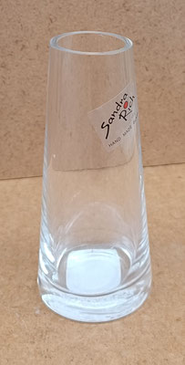 Jarrón cristal mini. Ref 86512. 12x5