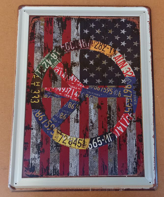 Chapa origina americana. Ref CCJ1326.30x40