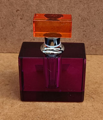 Botella perfume cristal. Ref 31574. 9,50x7x4