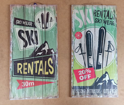 Tabla madera ski. Ref 15749. 48x24