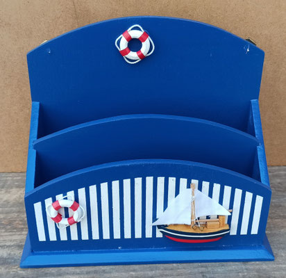 Cartero madera marinero. Ref PAP085. 21,5x8,5x28,5