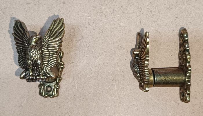 Soporte armas para tabla en pared Denix águila. Ref SL-2